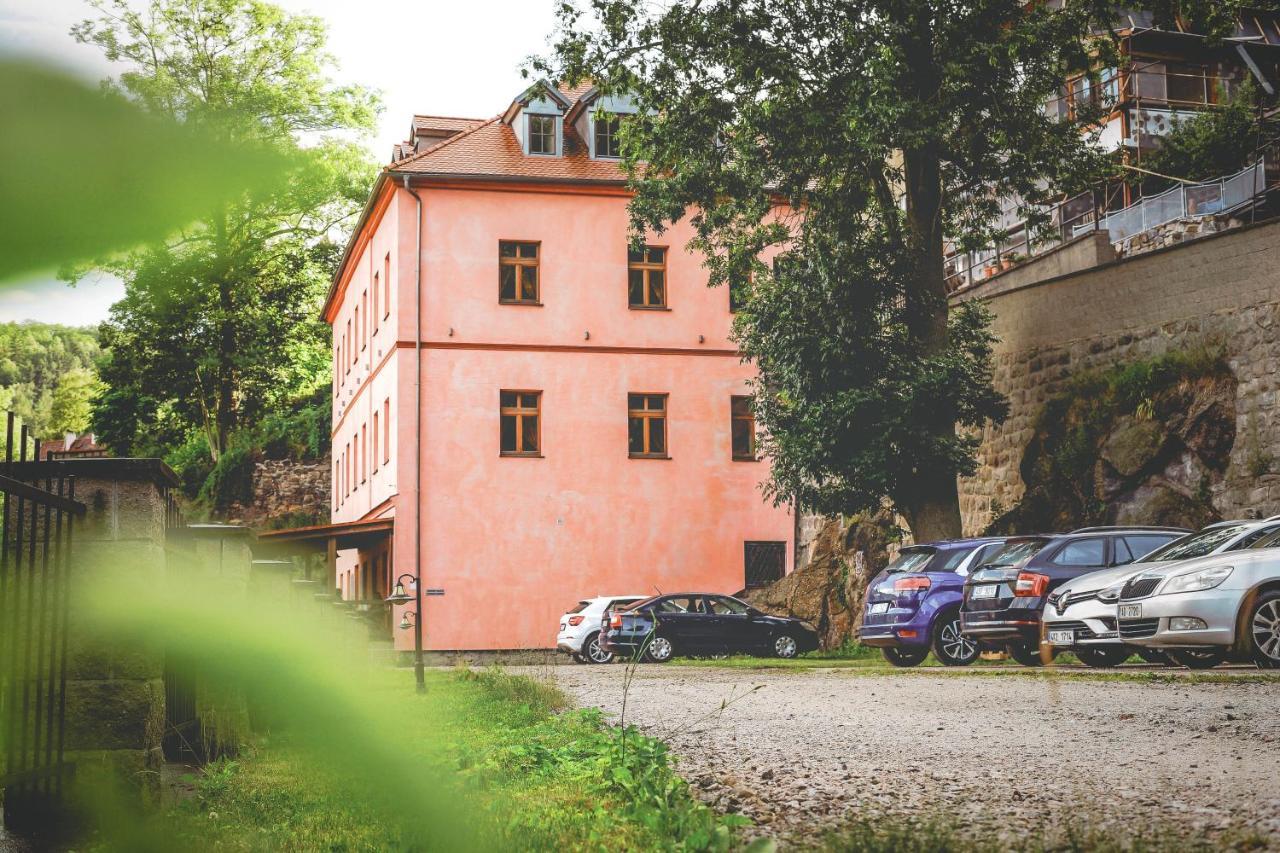 Hotel Stein Elbogen Loket Exterior foto